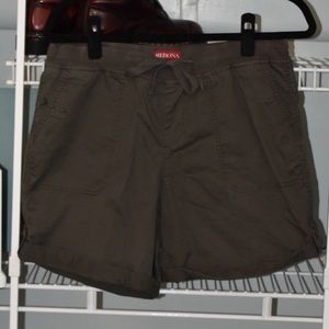 Merona army green cargo shorts